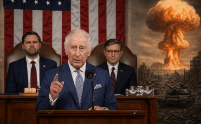 King Charles Calls for War with Russia in US Congress. A Reckless Push Toward Global Suicide